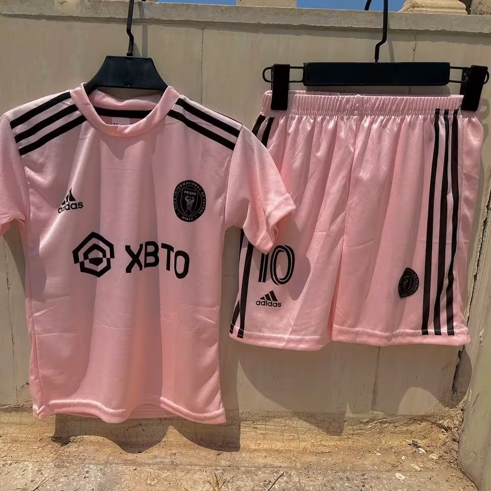 ست تیشرت شورت اول  اینتر میامی شماره مسی