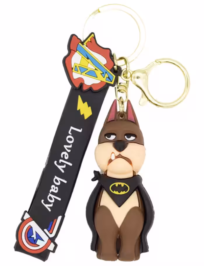 جاکلیدی سیلیکونی فانتزی طرح سگ بتمن