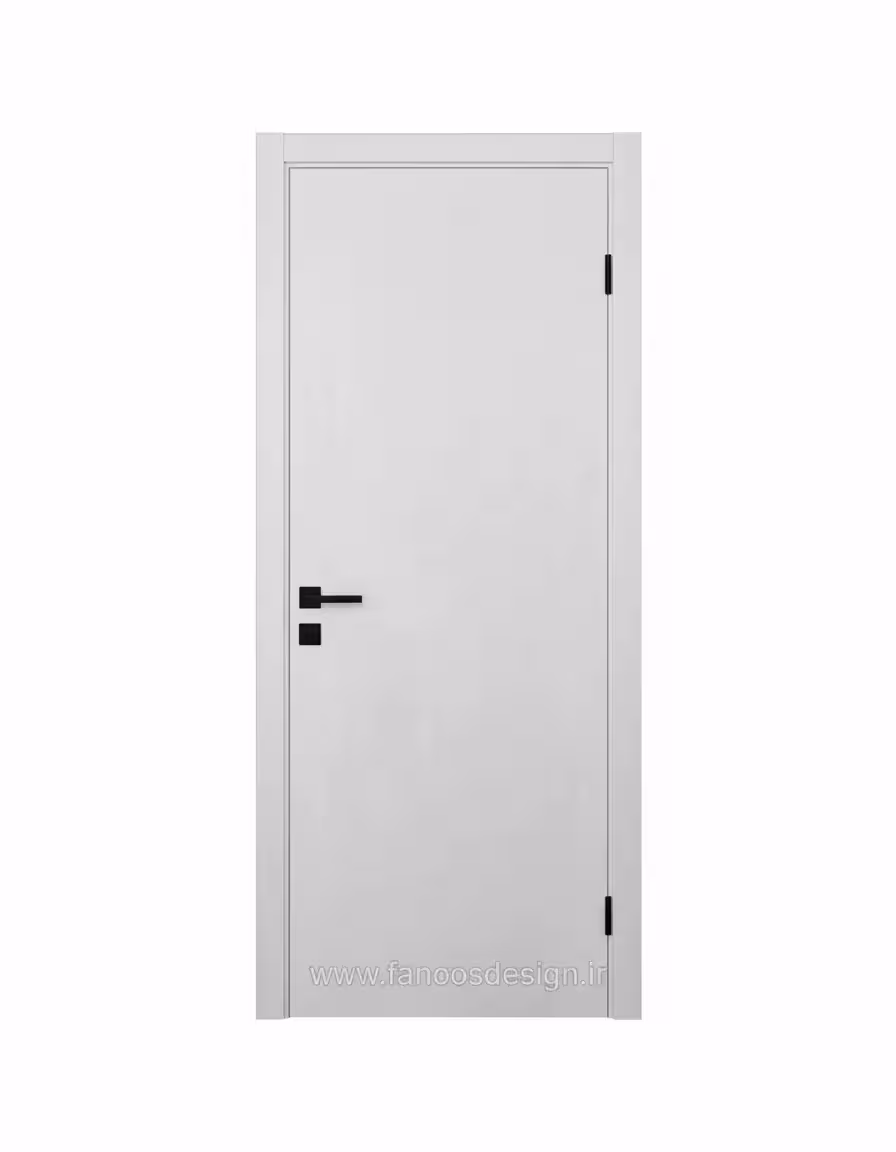 درب اتاقی مدرن سفید ساده مدل مینیمال کد 30253