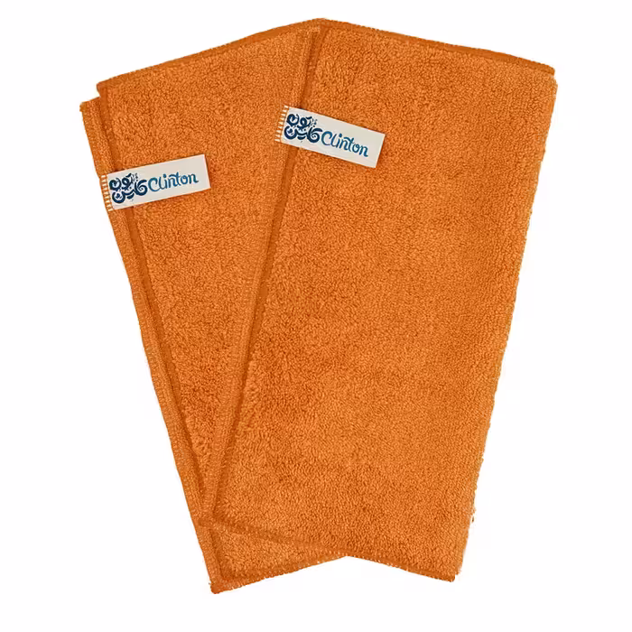 دستمال نظافت کلینتون مدل سوپر میکروفایبر اقتصادی کد 40030 بسته دو عددی | کالا مکس