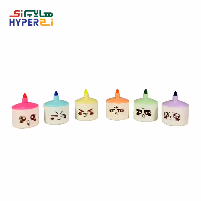 مینی ماژیک هایلایت فانتزی 6عددی طرح خانه