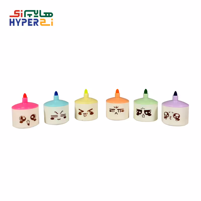 مینی ماژیک هایلایت فانتزی 6عددی طرح خانه