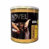 کنسرو سگ نوول مدل با طعم گوشت گوساله و سیرابی وزن 800 گرم