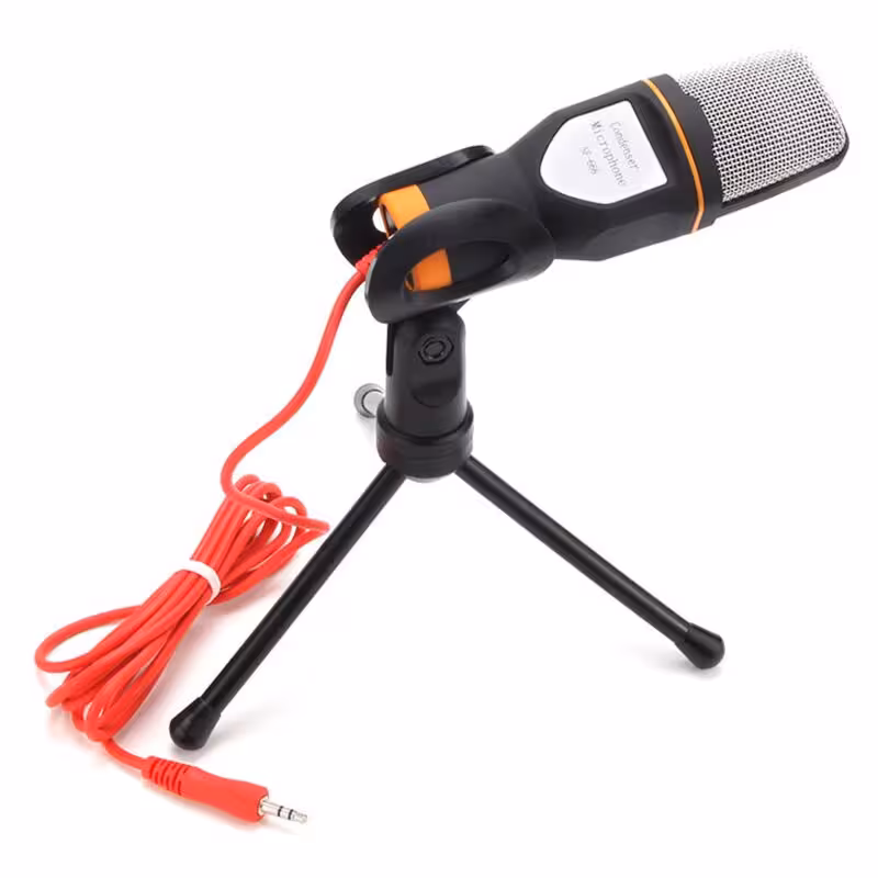 میکروفن کامپیوتر خازنی حرفه ای استریو (3.5mm)