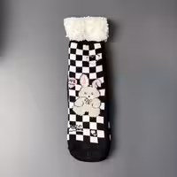 پاپوش ساقدار کف استپ دار طرح کریسمس