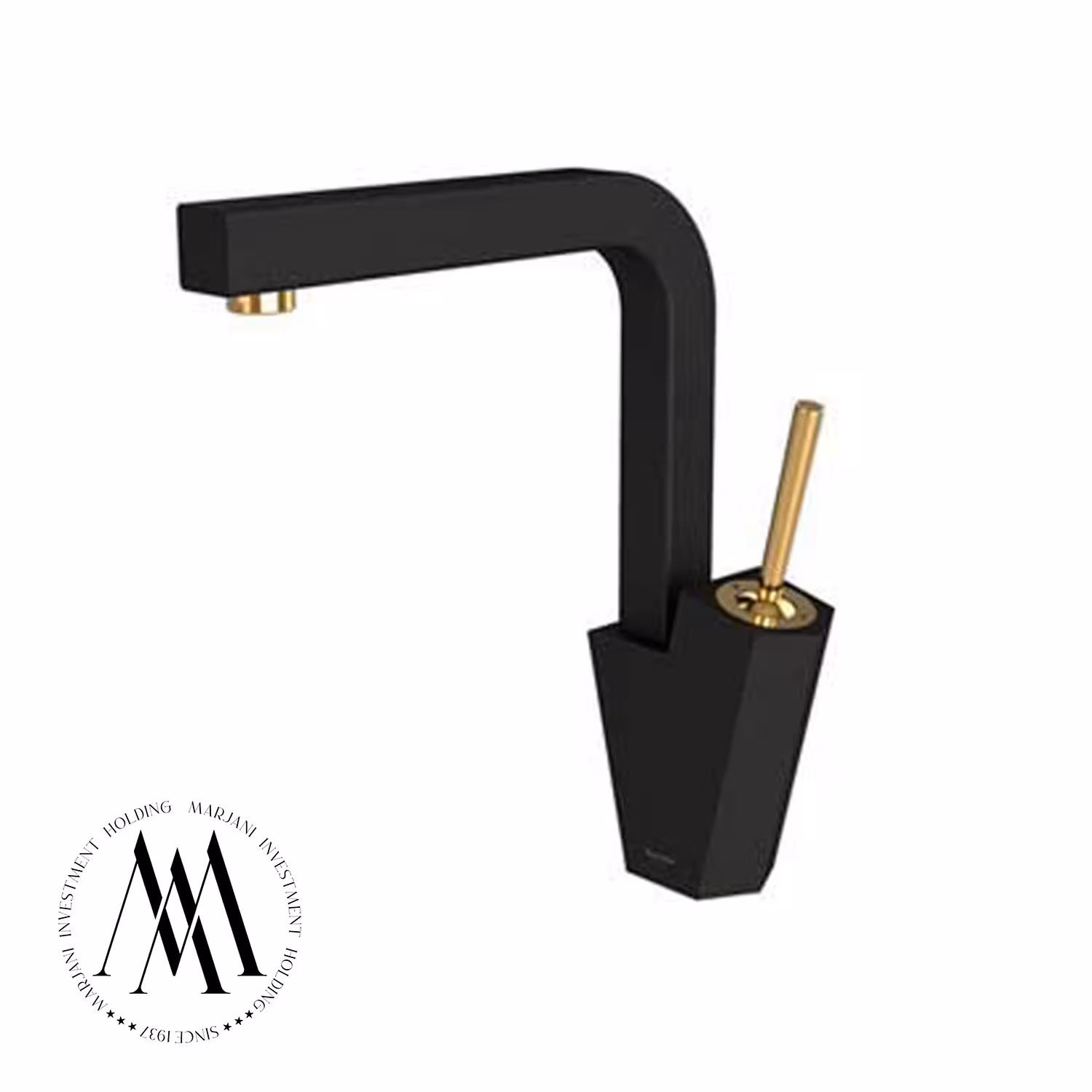 شیر ظرفشویی شودر مدل تیفانی (مشکی طلا)