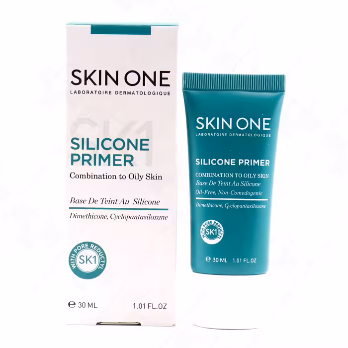پرایمر سیلیکونی مات کننده و جمع کننده منافذمناسب پوست چرب و مختلط اسکین وان 30 میلی لیتر