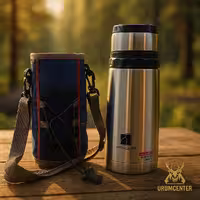 فلاسک استیل PENGUIN با کیف حمل | Penguin Vacuum Flask Set