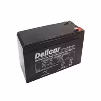 باتری خشک 12 ولت 9 آمپر ساعت مارک Dellcar