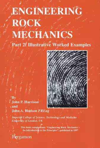خرید و دانلود نسخه کامل کتاب Engineering Rock Mechanics Part II: Illustrative Worked Examples