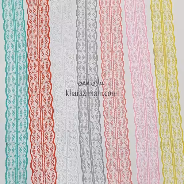 نوار تور طرح دو لبه رنگی کد 1