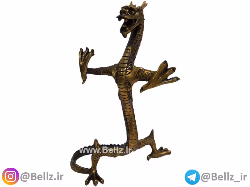 مجسمه اژدها برنزی