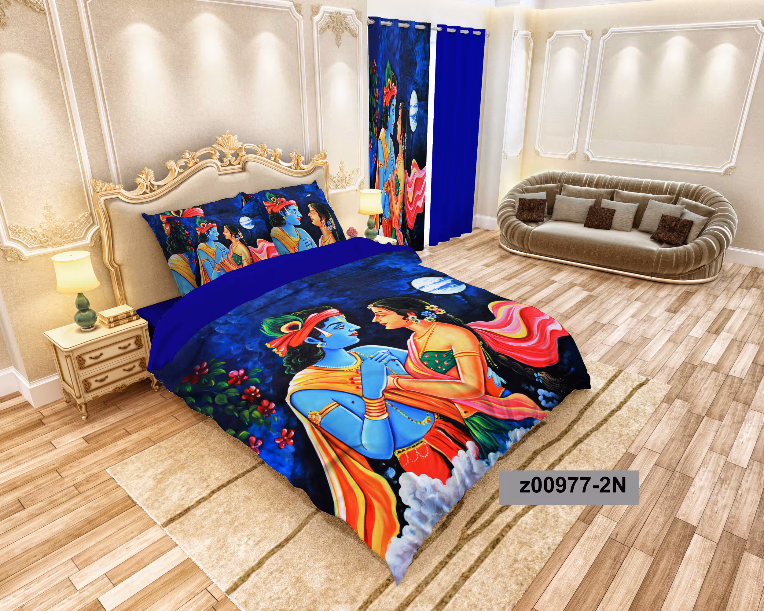 لحاف روتختی تنسل سه بعدی (3D) کالای خواب متین کد 977