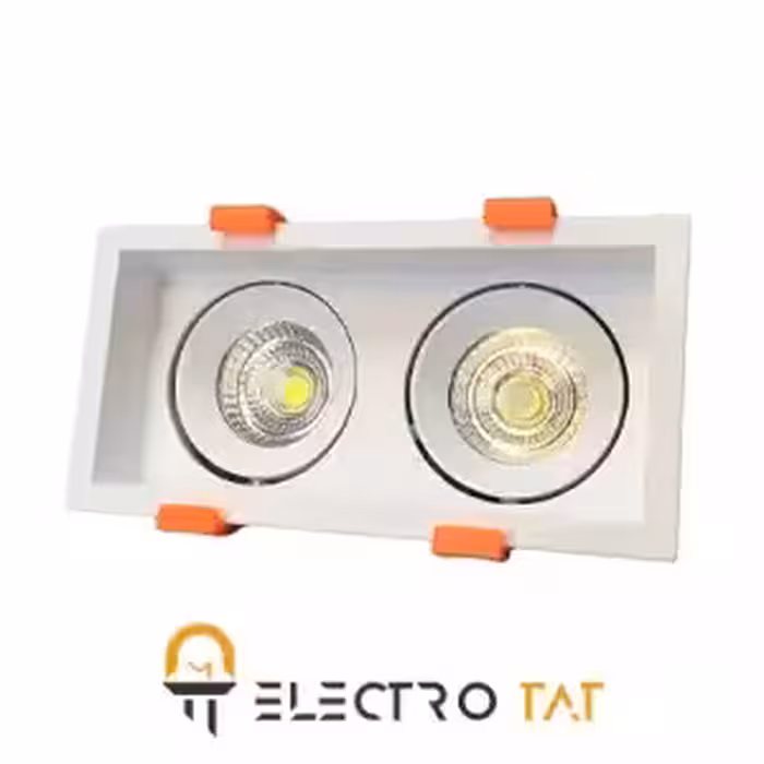 چراغ سقفی سی او بی COB توکار 2 تایی 4M