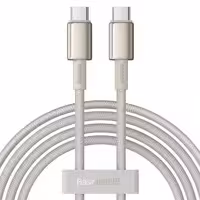 کابل تبدیل USB-C بیسوس مدل Tungsten Gold (100W)به طول 2 متر