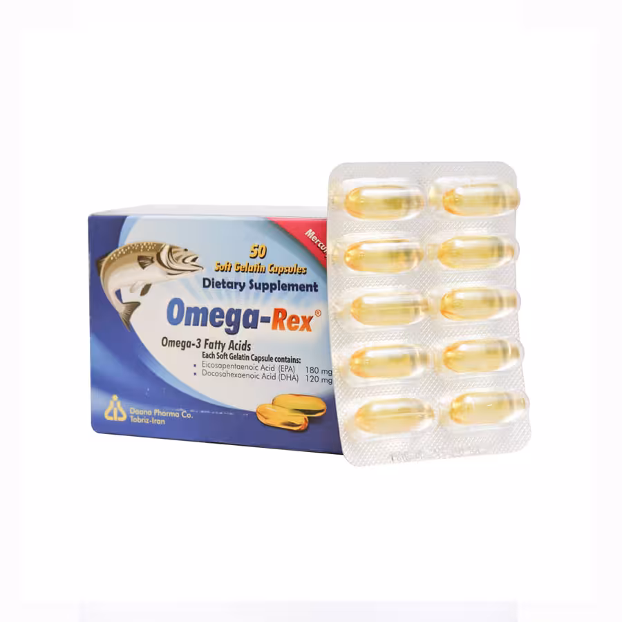 کپسول امگا 3 امگا رکس دانا 50 عدد