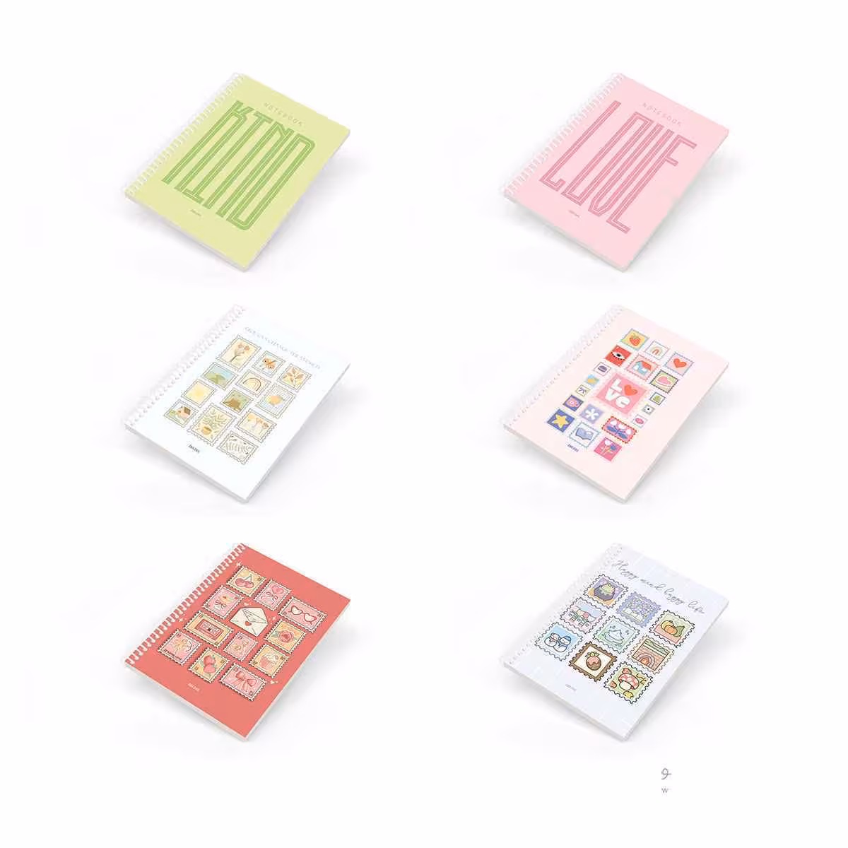 دفتر60برگ دوخط وزیری سیمی مجلد آبرنگ کدA042