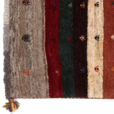 گبه دستباف کناره طول یک و نیم متر سی پرشیا کد 122489