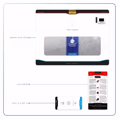 برچسب پوششی ماهوت مدل Tottenham Hotspur FC مناسب برای تبلت سامسونگ Galaxy Tab S4 10.5 2018 T835