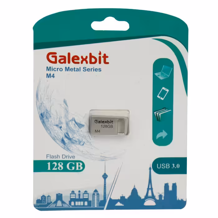 فلش مموری گلکسبیت مدل Micro Metal Series M4 ظرفیت 128 گیگابایت