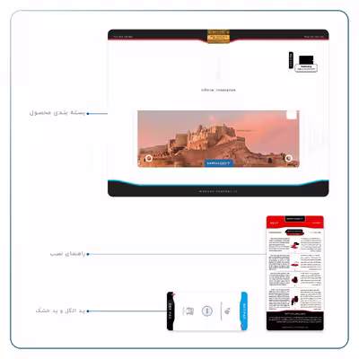 برچسب پوششی ماهوت مدل ARG-e-BAM مناسب برای تبلت سامسونگ Galaxy Tab A 9.7 2015 T555