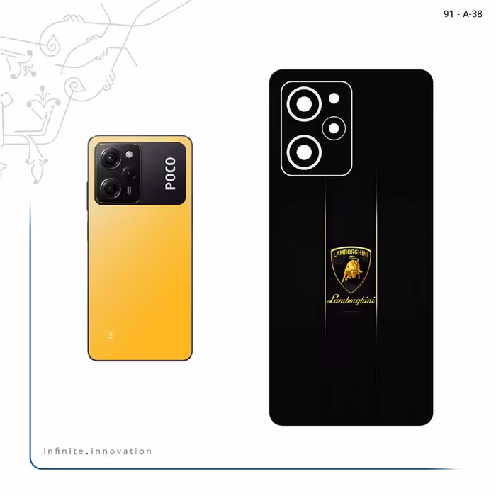 برچسب پوششی ماهوت مدل Lamborghini مناسب برای گوشی موبایل شیائومی Poco X5 Pro
