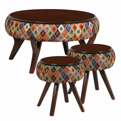 میز پذیرایی مدل AK-47 مجموعه 3 عددی