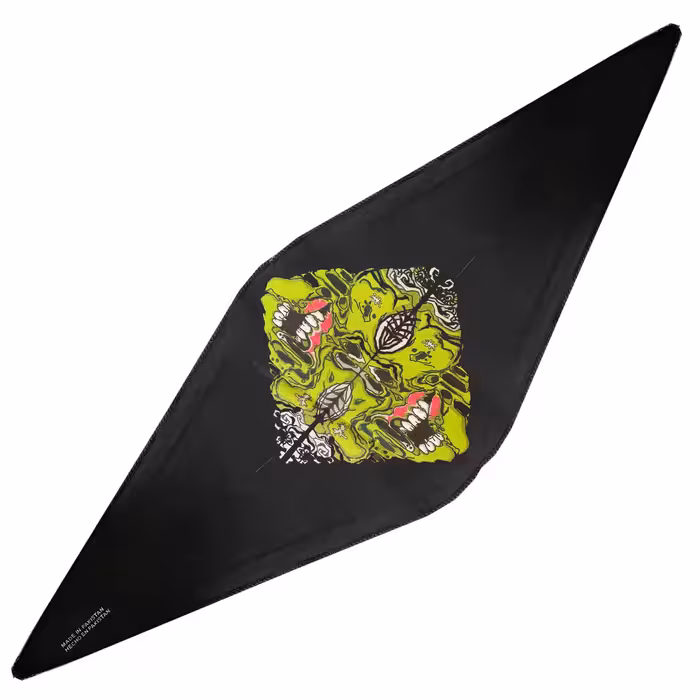 دستمال سر و گردن مدل لبخند زامبی کد 002