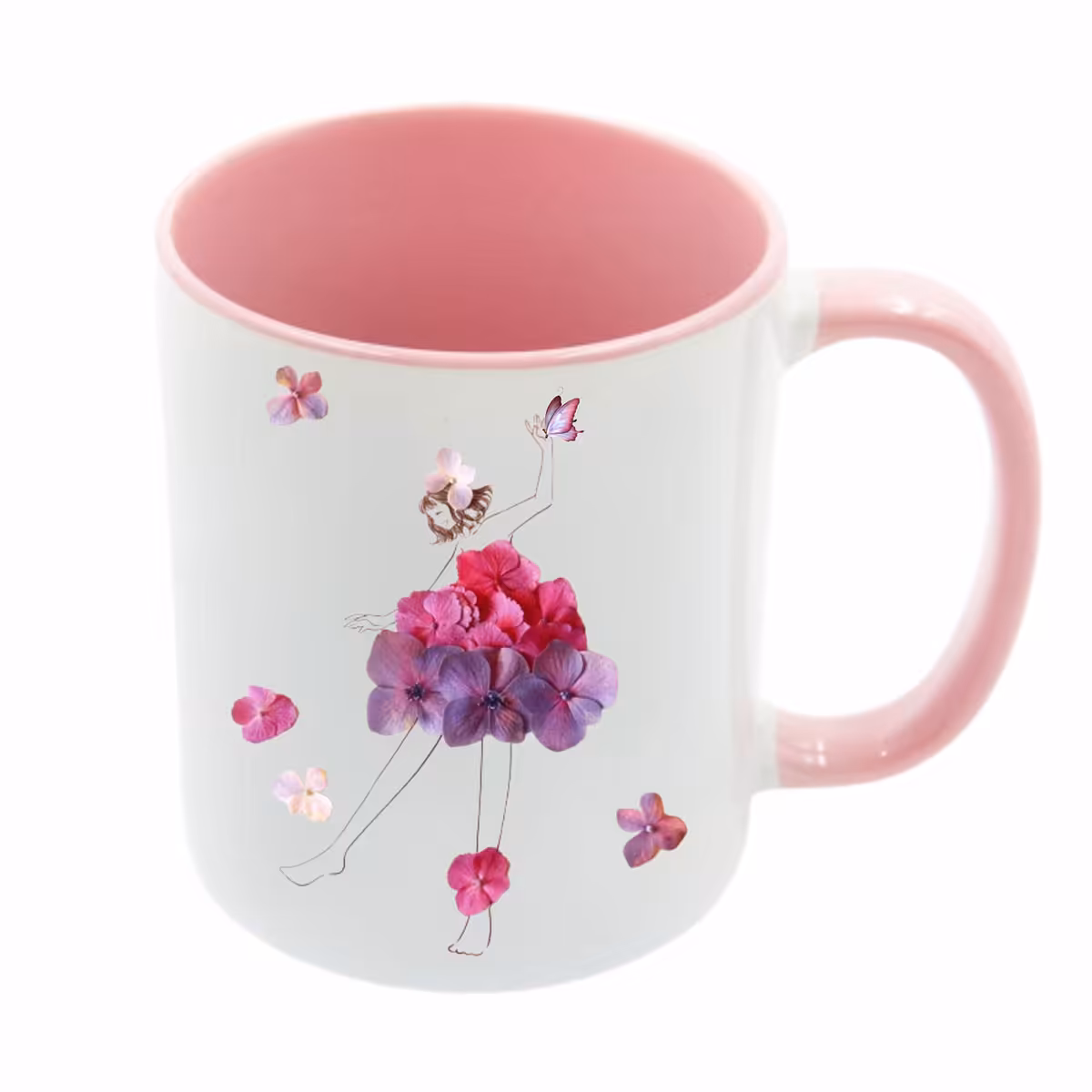 ماگ طرح گل کد AH30