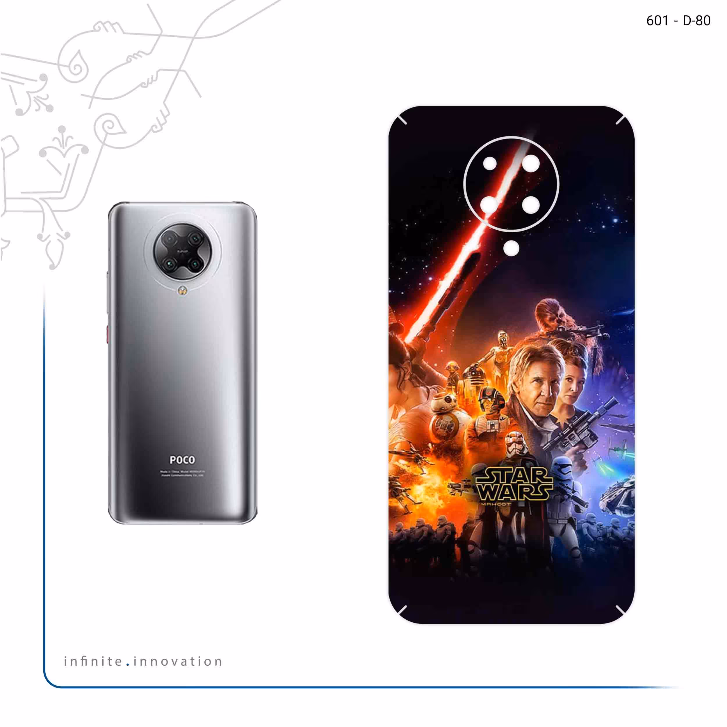 برچسب پوششی ماهوت مدل Star Wars مناسب برای گوشی موبایل شیائومی Poco F2 Pro
