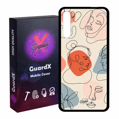 کاور گارد ایکس طرح دختر مدل Glass10363 مناسب برای گوشی موبایل آنر 9X Pro