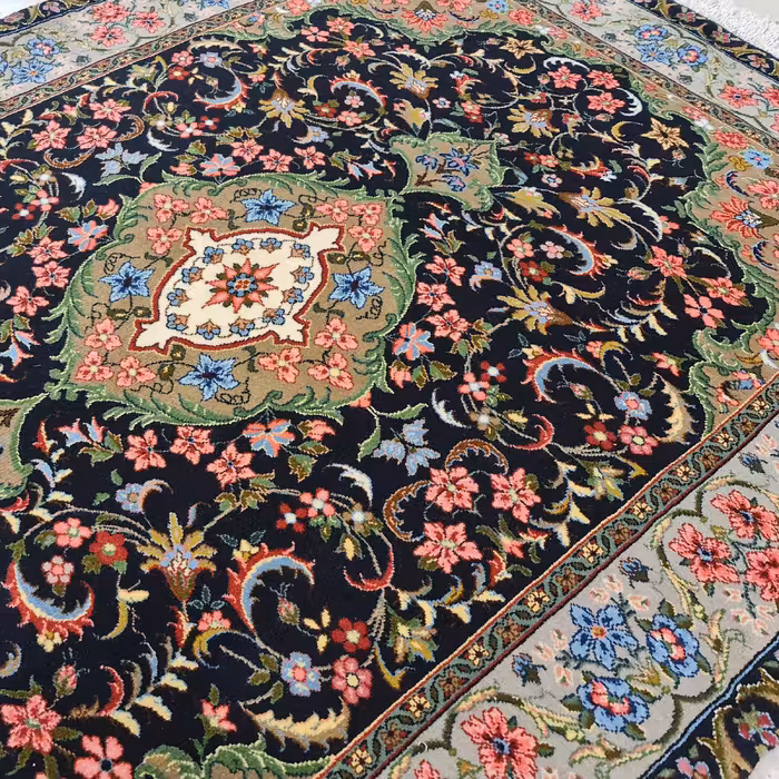 فرش دستبافت دو متری مدل بیجار کد 1230