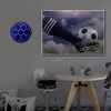 چراغ دیواری نئون دیزاین مدل Soccer-Ball-BL_BL