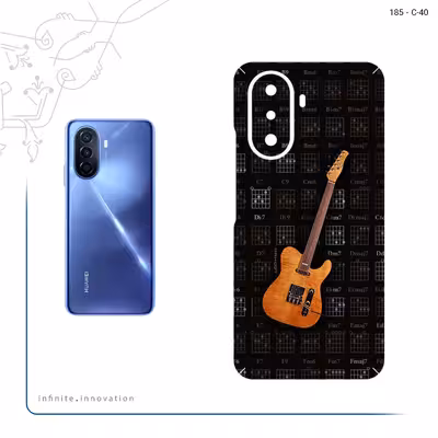 برچسب پوششی ماهوت مدل Guitar_Instrument مناسب برای گوشی موبایل هوآوی Nova Y70