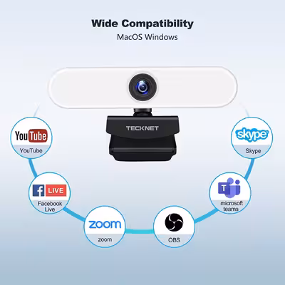 وب کم تیک نت مدل Conferencing with 3-Level Brightness