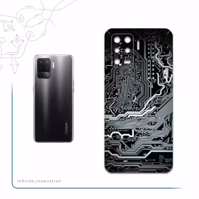 برچسب پوششی ماهوت مدل Black-Printed-Circuit-Board مناسب برای گوشی موبایل اپو A94 4G