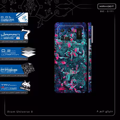 برچسب پوششی ماهوت مدل Atom Universe 8-FullSkin مناسب برای گوشی موبایل شیائومی Mi 11 Ultra