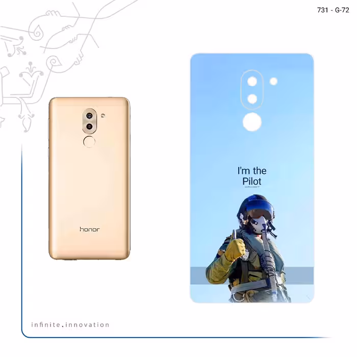 برچسب پوششی ماهوت مدل Pilot مناسب برای گوشی موبایل آنر 6X