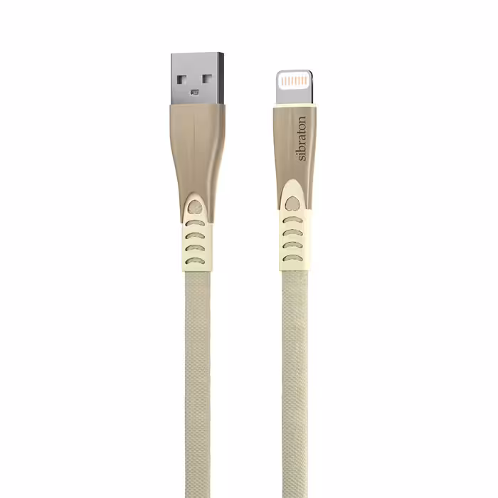 کابل تبدیل USB به لایتنینگ سیبراتون مدل S255i طول 1.1 متر