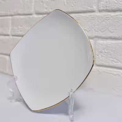 بشقاب میوه خوری لورین مدل تخت بسته 6 عددی