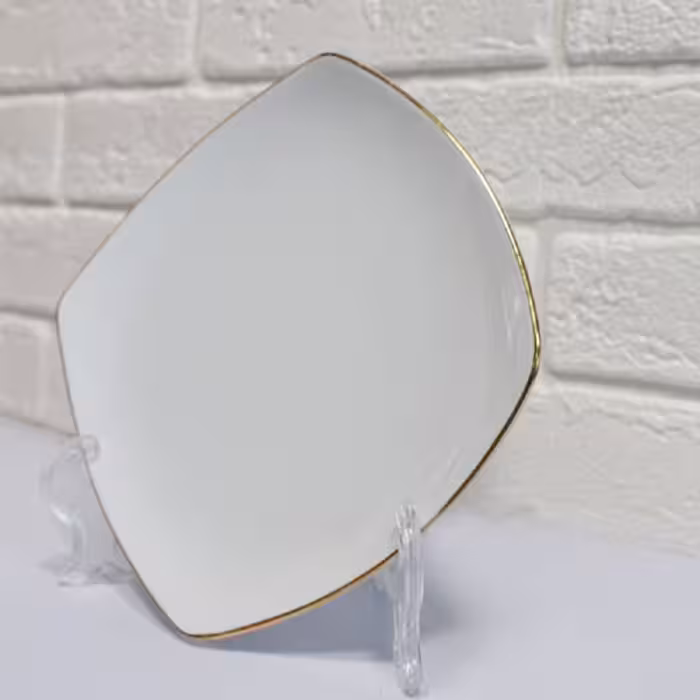 بشقاب میوه خوری لورین مدل تخت بسته 6 عددی