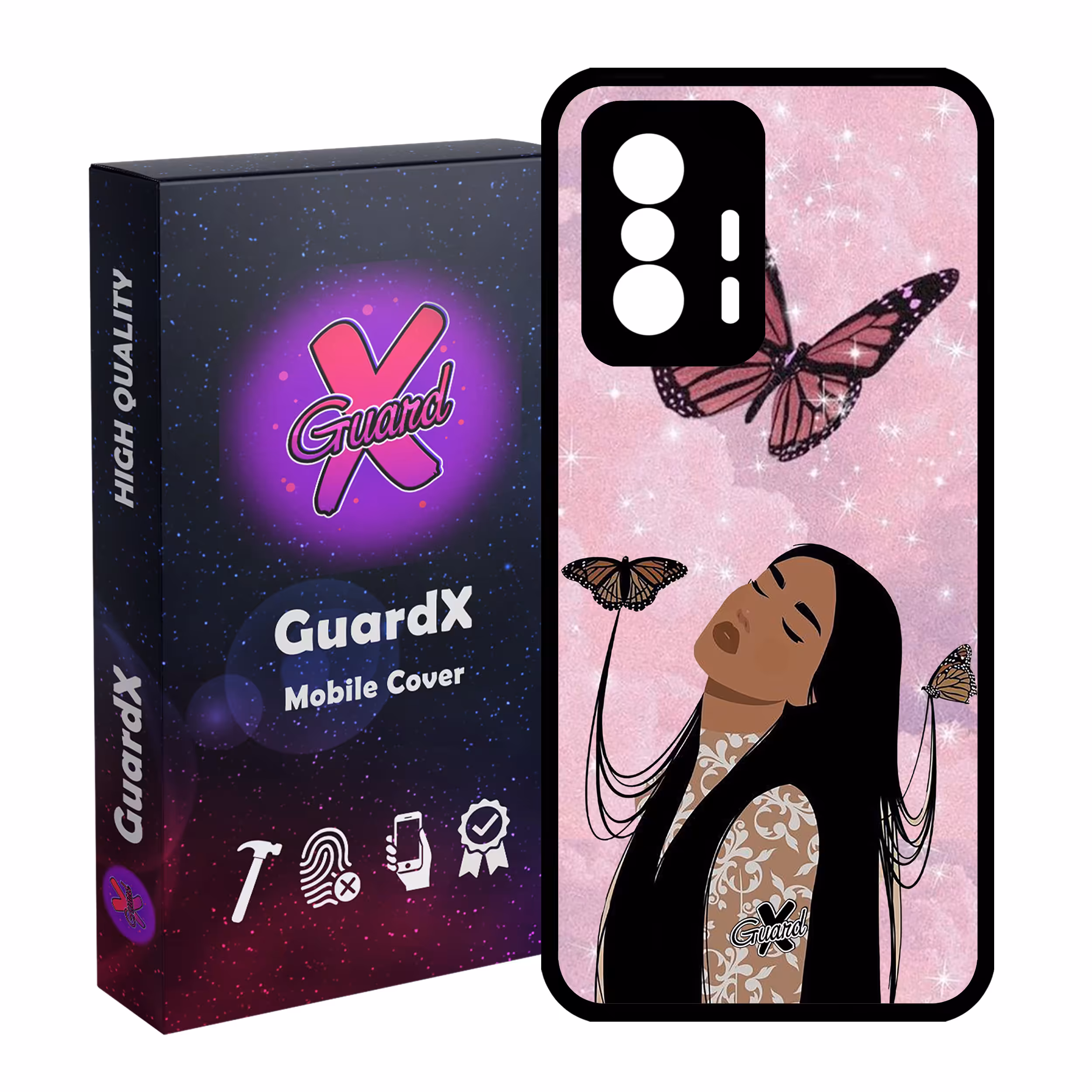 کاور گارد ایکس طرح Girl مدل Glass10297 مناسب برای گوشی موبایل شیائومی 11T Pro / 11T