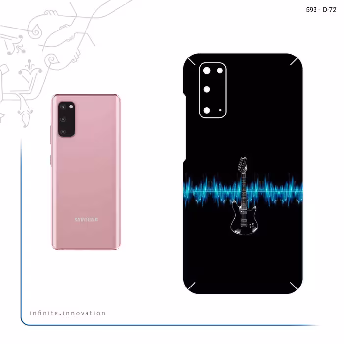 برچسب پوششی ماهوت مدل Electric Guitar مناسب برای گوشی موبایل سامسونگ Galaxy S20