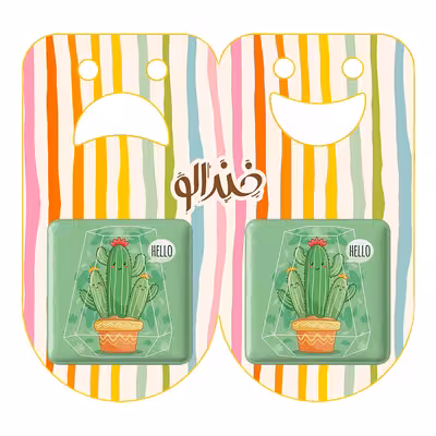 پیکسل خندالو مدل کاکتوس کد 5302 به همراه مگنت