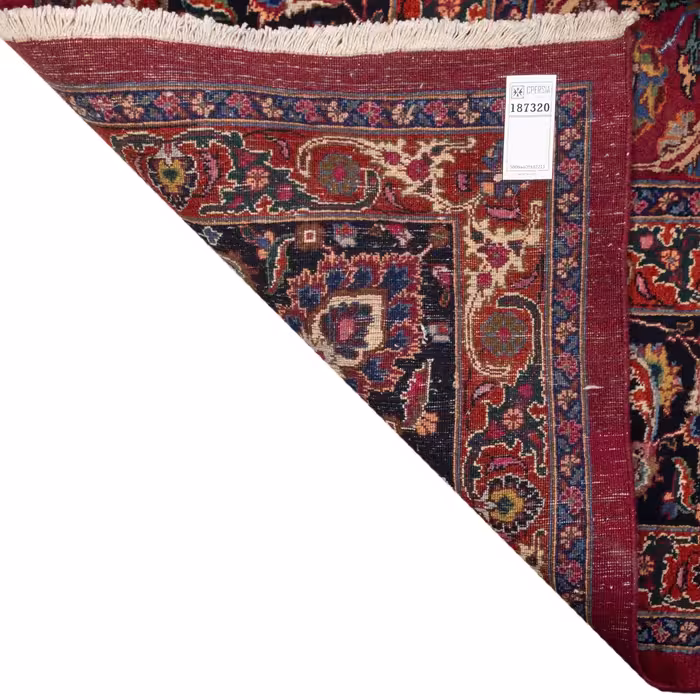 فرش قدیمی دستباف دوازده متری سی پرشیا کد 187320