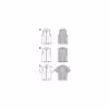 الگو خیاطی تاپ و بلوز زنانه بوردا استایل کد 6527 سایز 34 تا 46 متد مولر