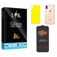 محافظ صفحه نمایش ال کا جی مدل LK  ANTI-STATIC مناسب برای گوشی موبایل اپل iPhone XS MAX  به همراه محافظ پشت گوشی