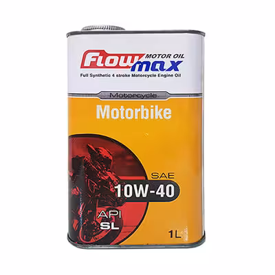 روغن موتور 10W-40 فلومکس SL مخصوص موتورسیکلت حجم 1 لیتری