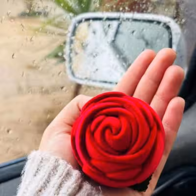 جعبه انگشتری مخمل رز در رنگبندی