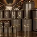 BVK بی وی کی سرویس اشپزخانه 16 پارچه  طرح لاو خاکستری  VK805695